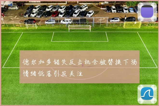 德尔加多错失反击机会被替换下场情绪低落引发关注